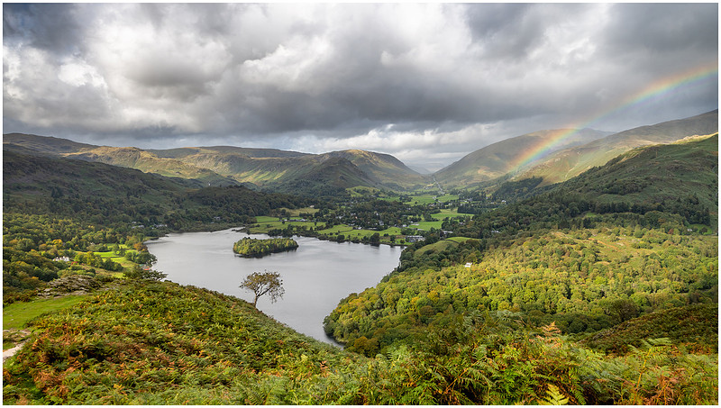 Grasmere rainbow,Cumbria.