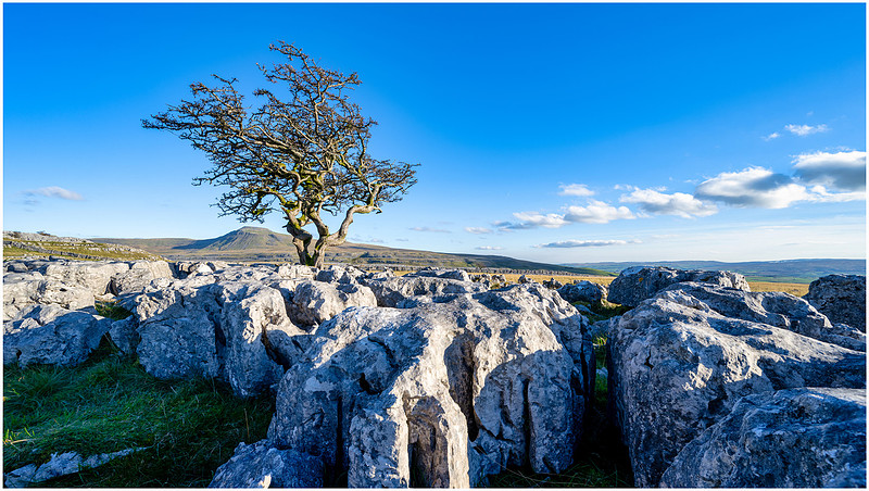Twistleton Scar and Ingleborough