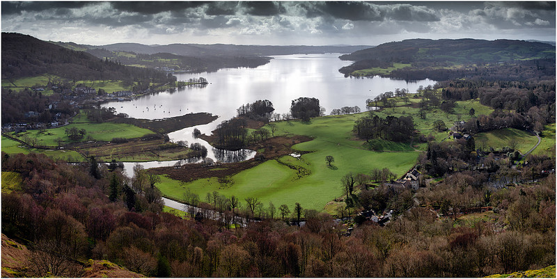 Windermere from Loughrigg Fell,Cumbria