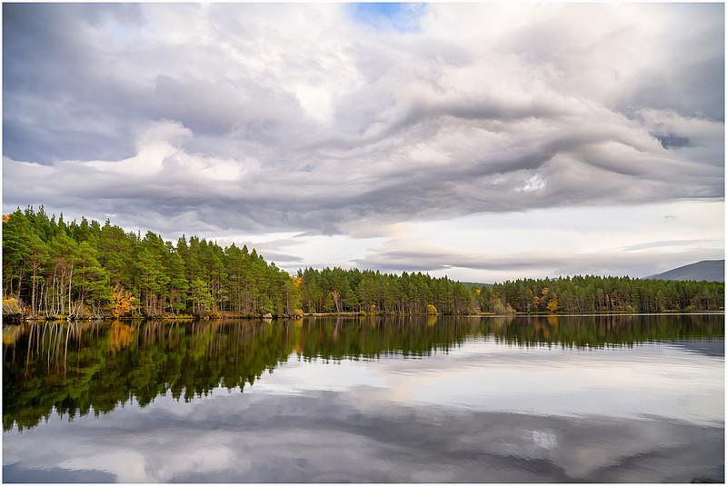 Cloud formations over Loch Garten, Abernethy National Nature Reserve, Loch Garten, Scotland.