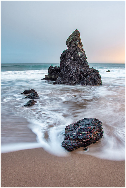 Sango Bay sea stack