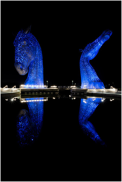 The Kelpies, Falkirk, Scotland.