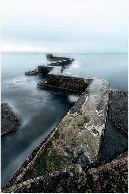 St Monans pier, Fife, Scotland.