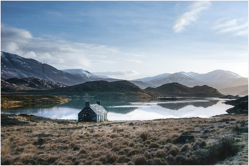 Loch Stack Boathouse, Scotland.