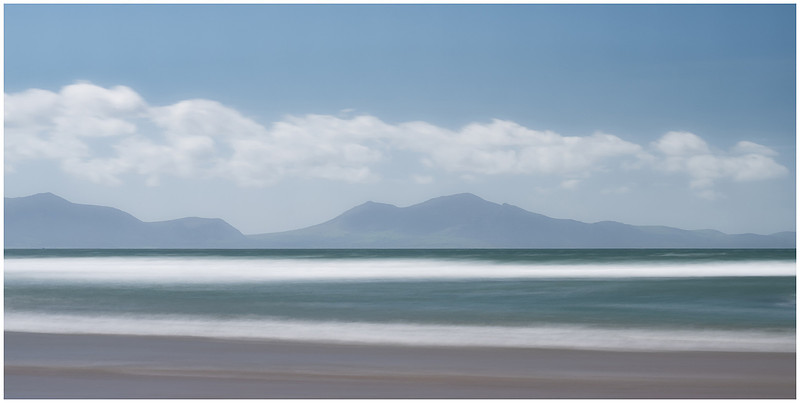 Llŷn Peninsula from Traeth Mawr, Anglesey, Wales.