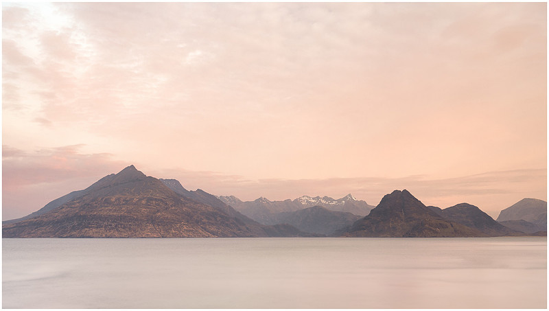 Elgol peachy blancmange sunrise at Elgol, Isle of Skye