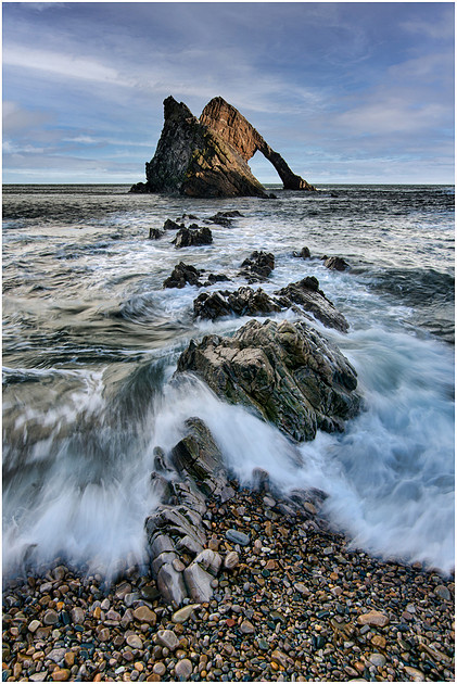 Bow Fiddle Rock, Portknockie, Scotland.