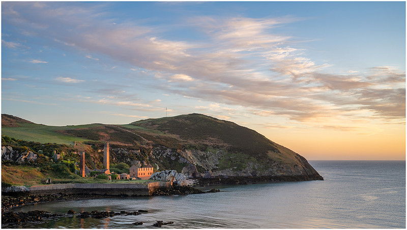 Sunrise at Porth Wen Brickworks