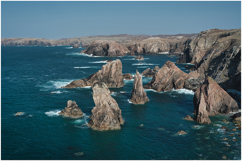 Looking out towards Mangersta SEa Stacks, Isle of Lewis, Scotland.