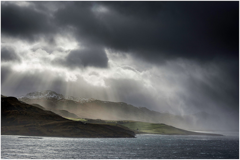 ‘Orrible weather on Loch Eriboll, Scotland.